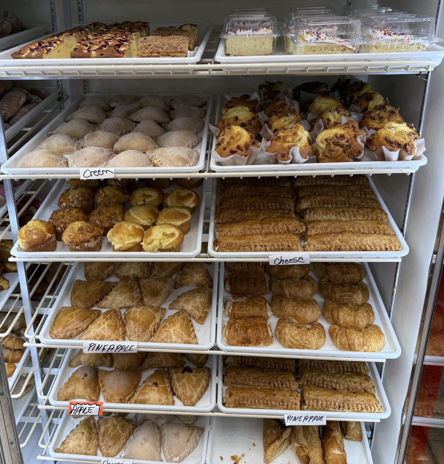Fresh bread and pastries from the Primo Thunder bakery
